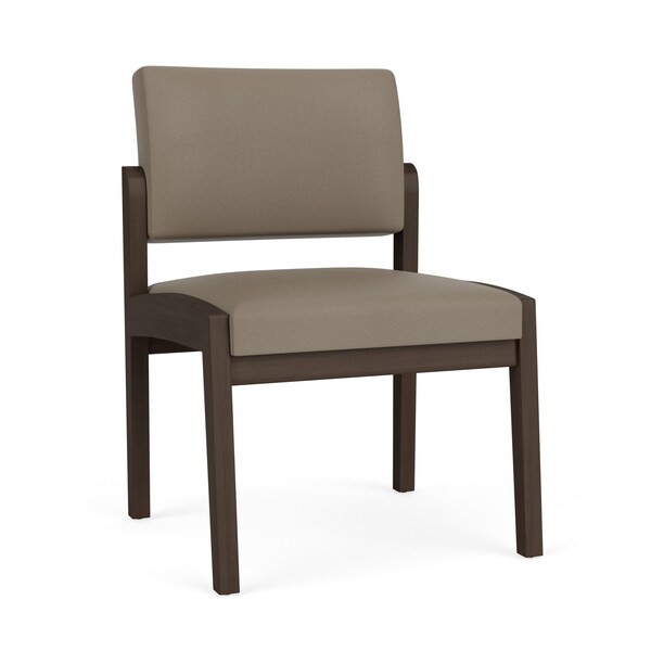 Lesro Lenox Armless Guest Chair, 22.5 in W 26 in L 31.5 in H LW1102 - main